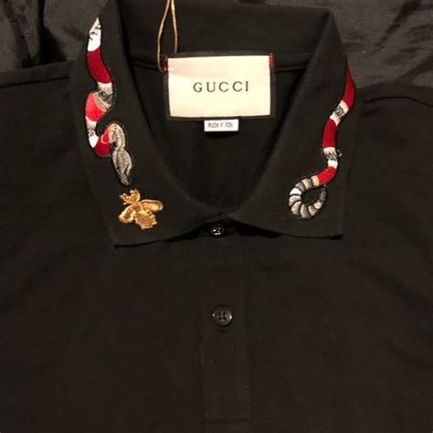 gucci t shirt snake cheap|gucci polo shirt snake collar.